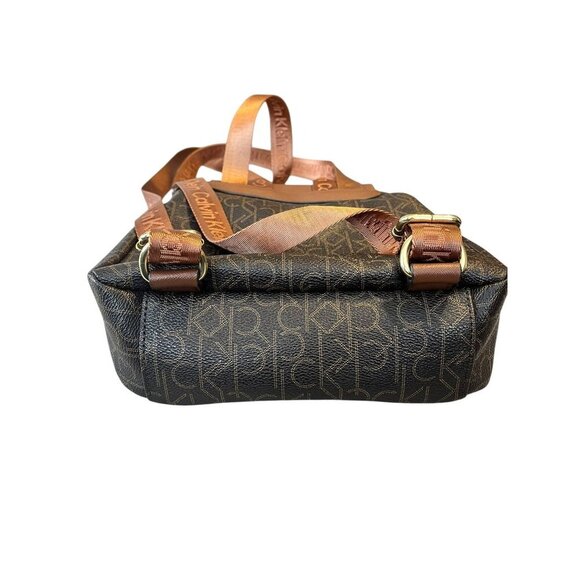 Calvin Klein (May or may not be authentic) Brown Monogram Mini Backpack main image 6
